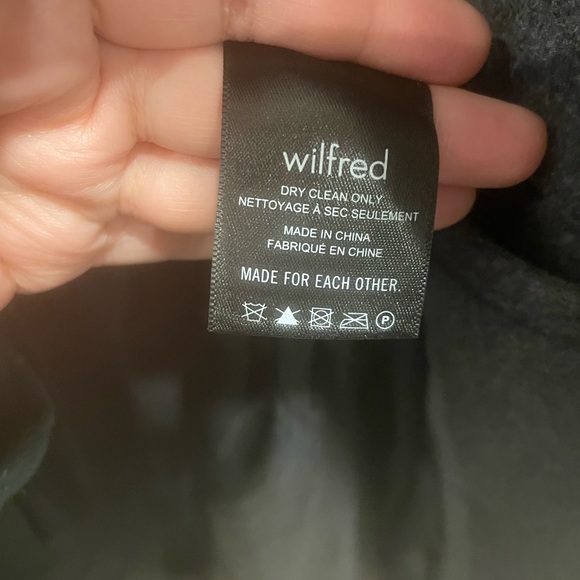 Wilfred wool coat in grey - Picture 4 of 5